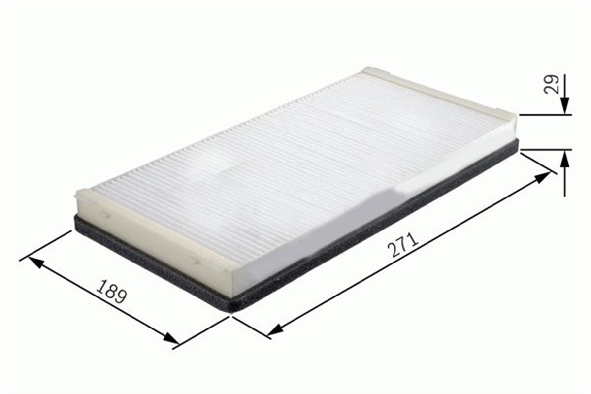 YEDEK PARÇAPOLEN FİLTRESİ P405-P309 CU2861 SARDES SC571SARDESSARDES SC571