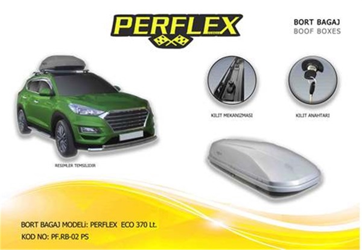 YEDEK PARÇAPORT BAGAJ ECO BAGAJ DESENLİ GÜMÜŞ GRİ 370 LİTRE PERFLEX PF.RB-02 PSPERFLEXPERFLEX PF.RB-02 PS