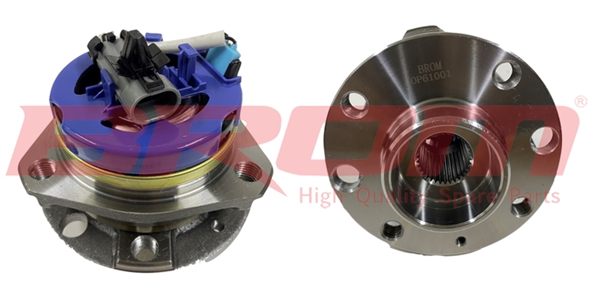 YEDEK PARÇAPORYA ÖN RULMANLI R/L 4 BİJON ABS SENSORLU ASTRA G F69 1.4 16V 1998-2005BROMBRO-OP61001