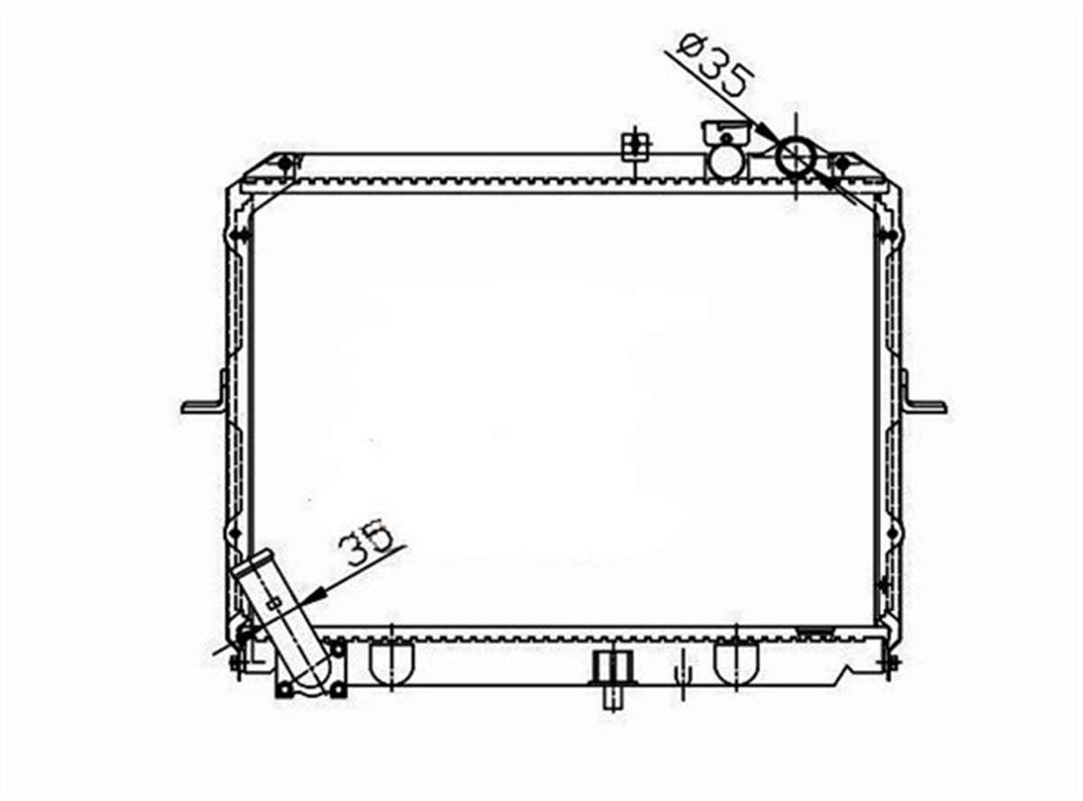 YEDEK PARÇARADYATOR BRAZİNG PREGIO RIW KI81403RIWRIW KI81403