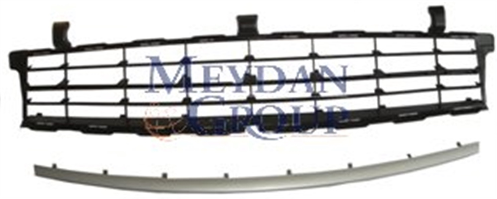 YEDEK PARÇARenault Scenıc- Iı- 07/09 Ön Tampon Panjuru Orta Siyah (Dış Çıtası Gümüş Gri) 2Parça 7701477302MEYDAN1445-2010A