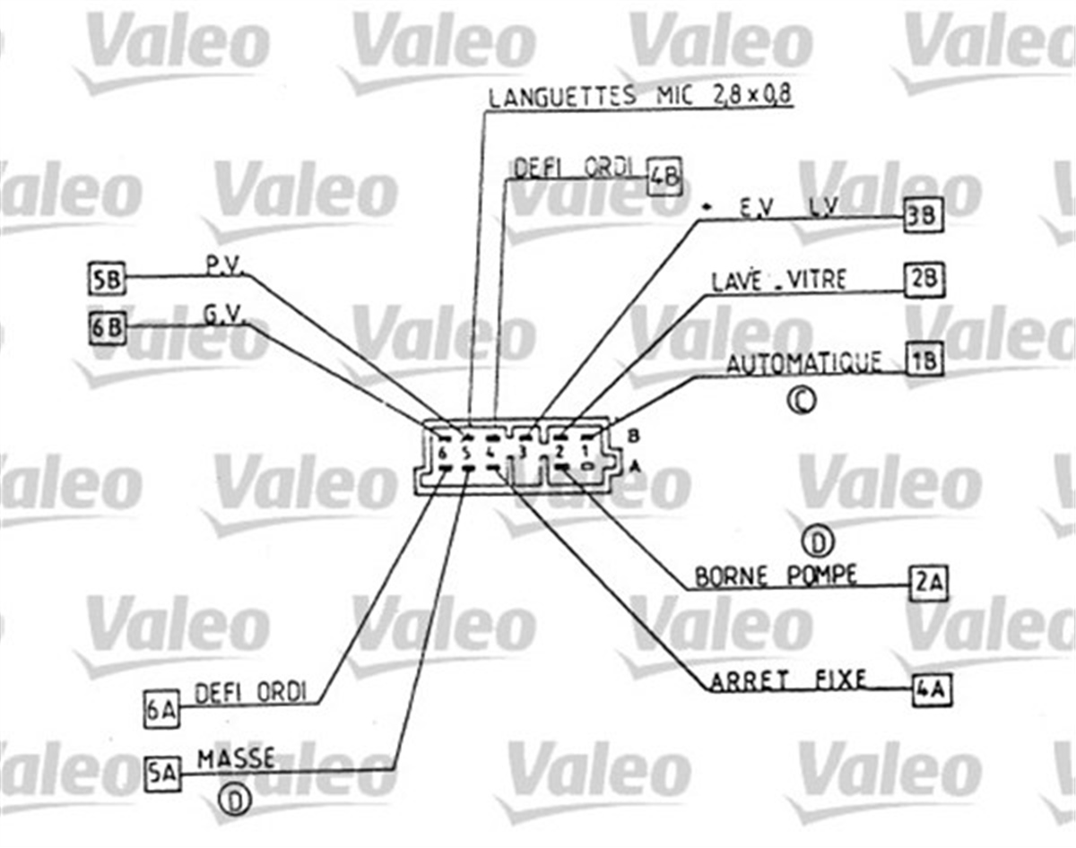 YEDEK PARÇASİLECEK KUMANDA KOLU P406 YM 96.04 G.D VALEO 251262VALEOVALEO 251262