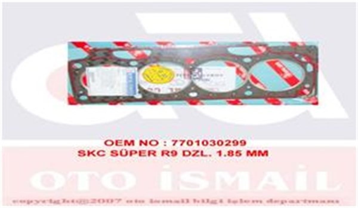 YEDEK PARÇASİLİNDİR KAPAK CONTASI SÜPER R9 DZL. 1.85 MM ROYAL 006012RROYALROYAL 006012R