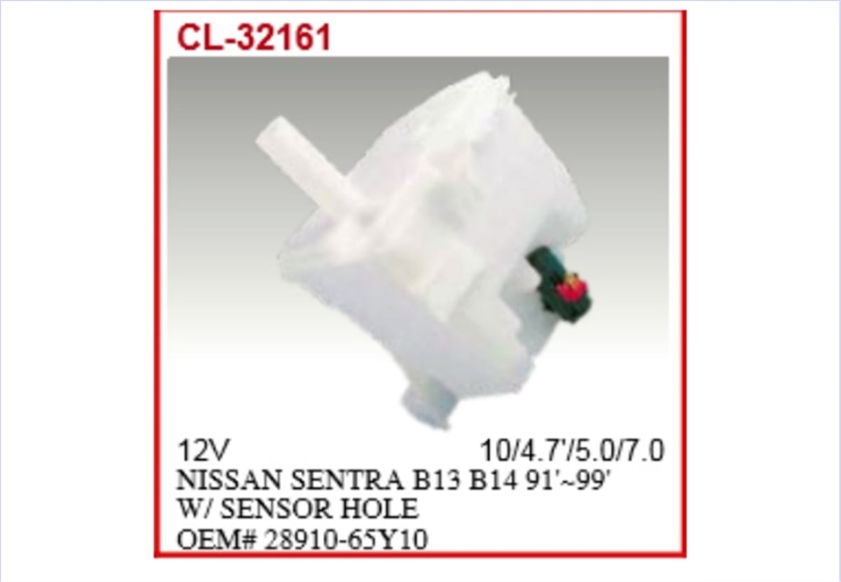 YEDEK PARÇASU FISKIYE DEPOSU MOTORLU-NISSAN SUNNY 90>96   2891065Y10 -MGA-40103MGAMGA-40103