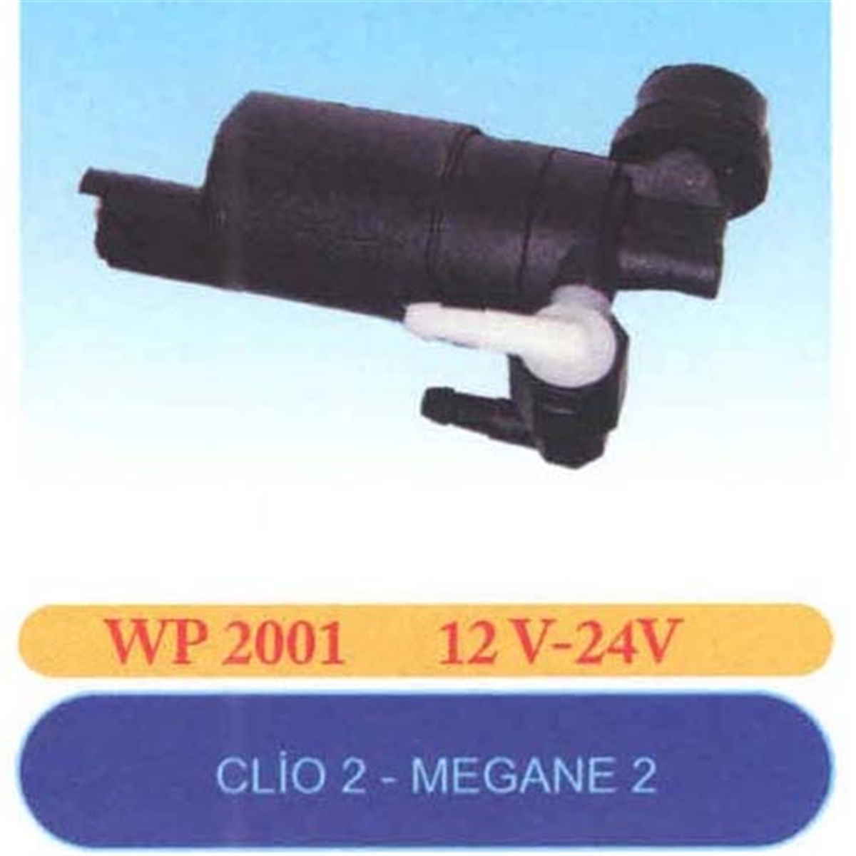 YEDEK PARÇASU FİSKİYE MOTORU ÇİFT ÇIKIŞ MEGANE II/CLİO II/PARTNEREMAEMA-WP2001