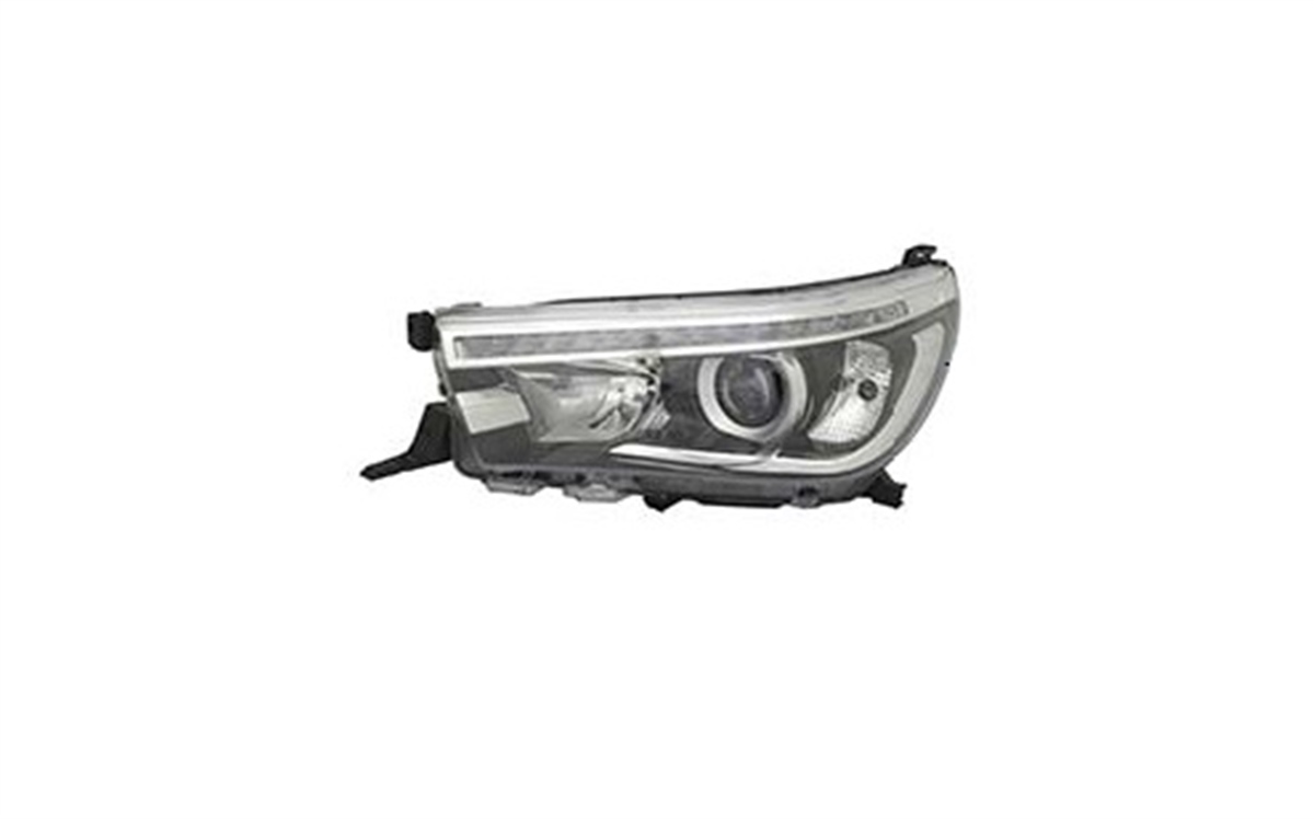 YEDEK PARÇATOYOTA HILUX FAR ELEKTRIK MOTORLU LED.MERCEKLİ SOL 16- ORJİNAL REF. NO: 811500K691 UYUMLU TOY10HL045DEGATOY10HL045