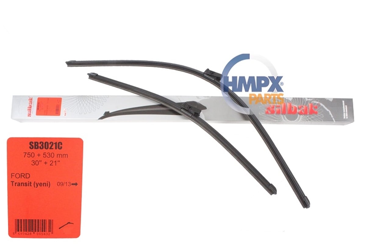YEDEK PARÇATRANSIT V-363  14> ÖN SİLECEK SÜPÜRGE TAKIM : MUZ TİPİ (750 MM+530 MM SIL BK3J S17528 AA SB3021CPARCAWORLDSIL BK3J S17528 AA