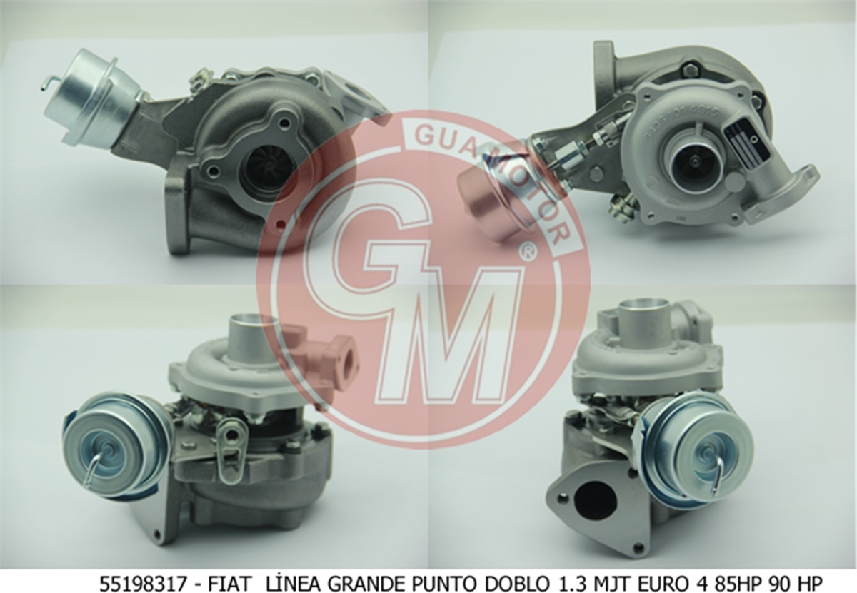 YEDEK PARÇATURBO 85-90 BEYGİR LİNEA/DOBLO/G.PUNTO 1.3 EURO 4GUAGUA-40627