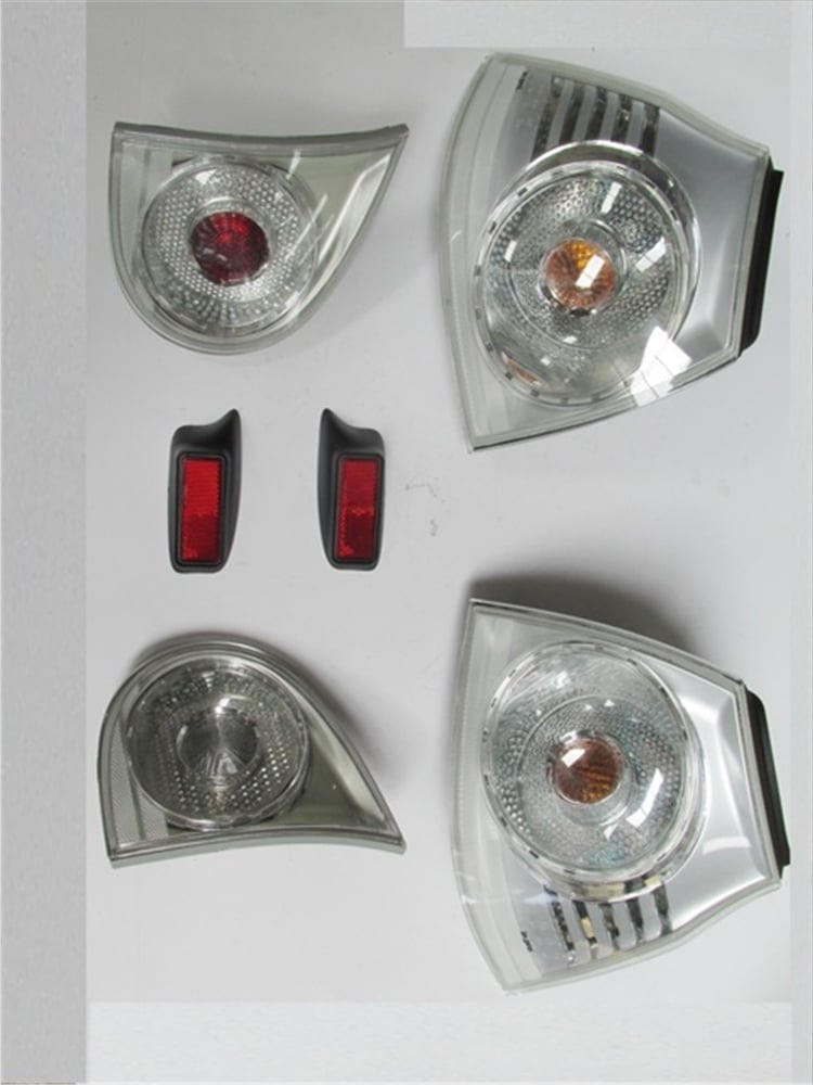 YEDEK PARÇAVolkswagen Golf- 5- 04/09 Modifiye Stop Lambası İç/Dış Set Sağ/Sol Set 6Parça Nikelajlı/Beyaz 1K6945095MEYDAN1009-1530
