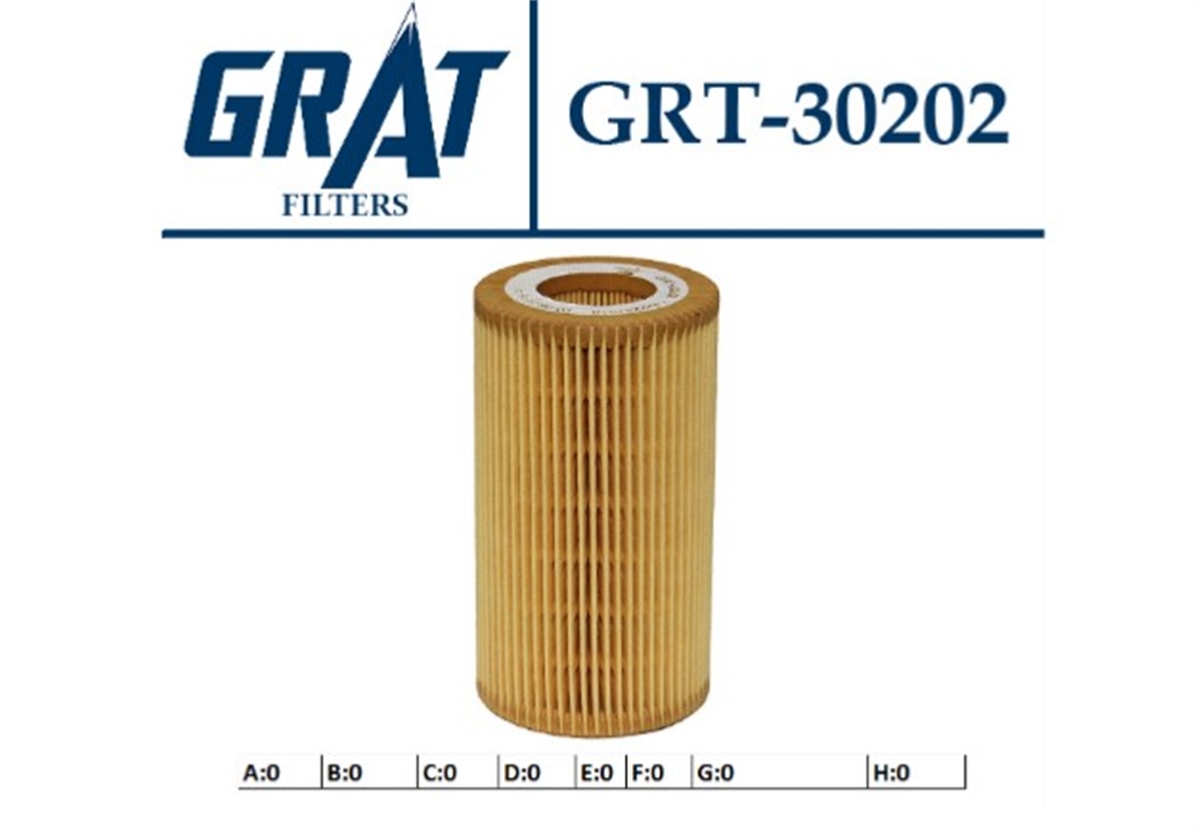 YEDEK PARÇAYAG FILTRESI  BMW  M47 / E39-E46 / FREELANDER I / 2.0TD4 01-06  -GRT-30202GRATGRT-30202