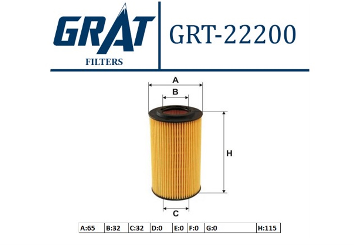 YEDEK PARÇAYAG FILTRESI  MERCEDES VITO-VIANO 03-  A 112 184 00 25 -GRT-22200GRATGRT-22200