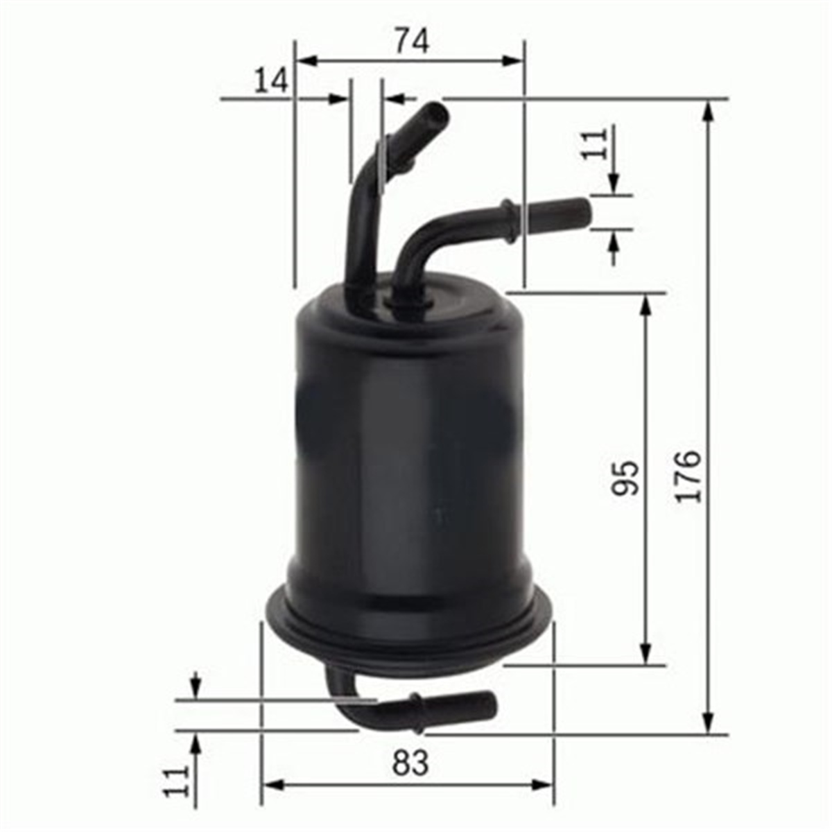 YEDEK PARÇAYAKIT FİLTRESİ A4-A6 2.0 TFSİ 6 BAR WK720.4 SARDES SF238SARDESSARDES SF238