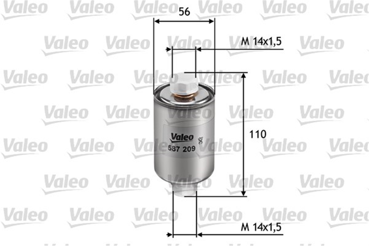 YEDEK PARÇAYAKIT FİLTRESİ BENZİN ROVER 200 214 1.4 GSI.SI VALEO 587209VALEOVALEO 587209