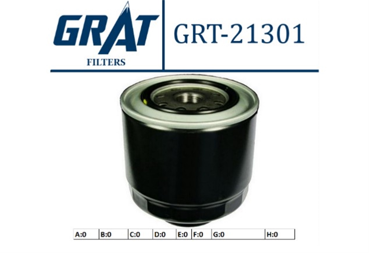 YEDEK PARÇAYAKIT FILTRESI-MITSUBISHI L200 2.5 DID 06>10 EURO4  1770A012 -GRT-21301GRATGRT-21301