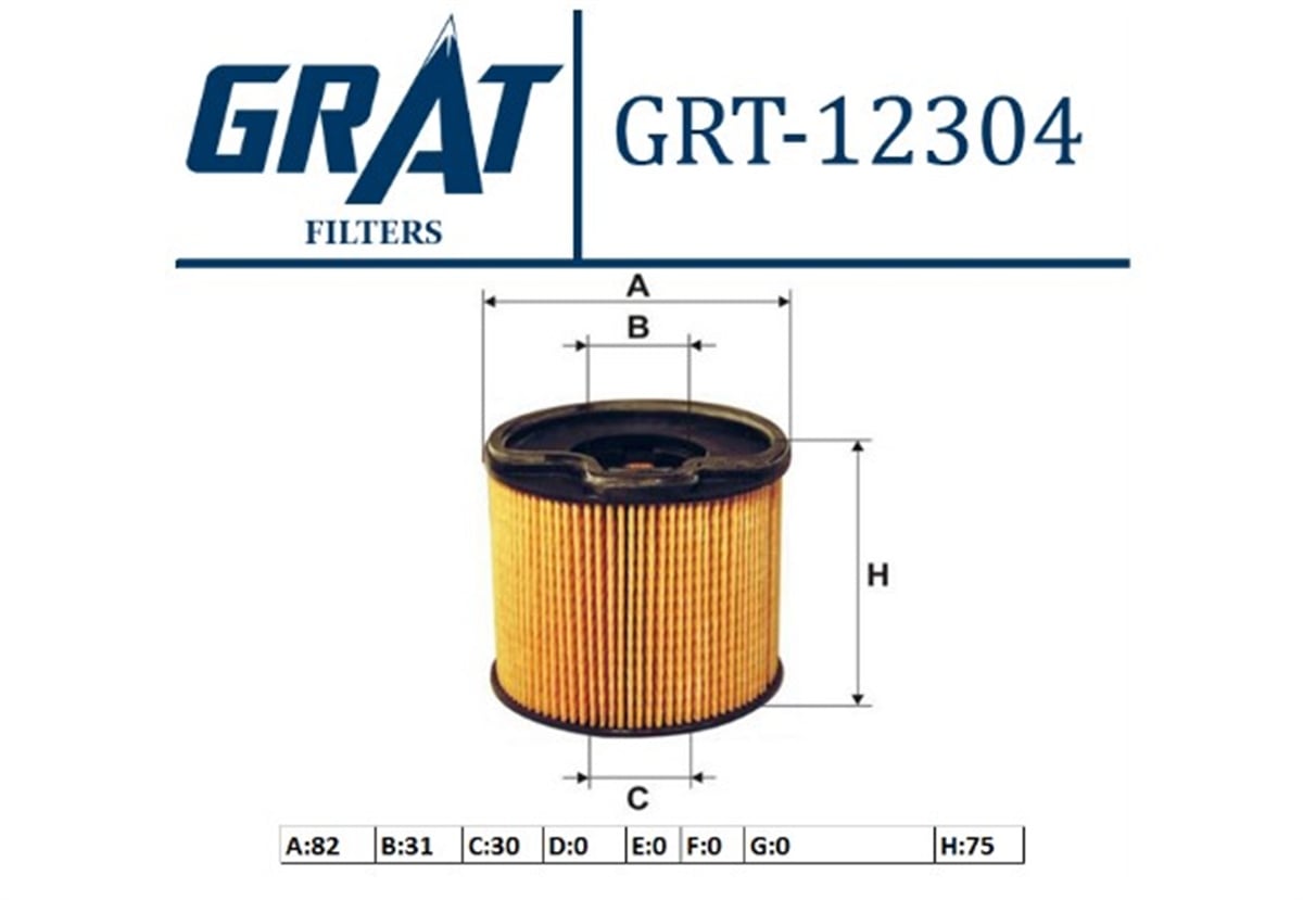 YEDEK PARÇAYAKIT FILTRESI  PEUGEOT PARTNER-BERLINGO-P206-P307-P406-P607-P806-EXPERT 2.0HDI 1906A1 -GRT-12304GRATGRT-12304
