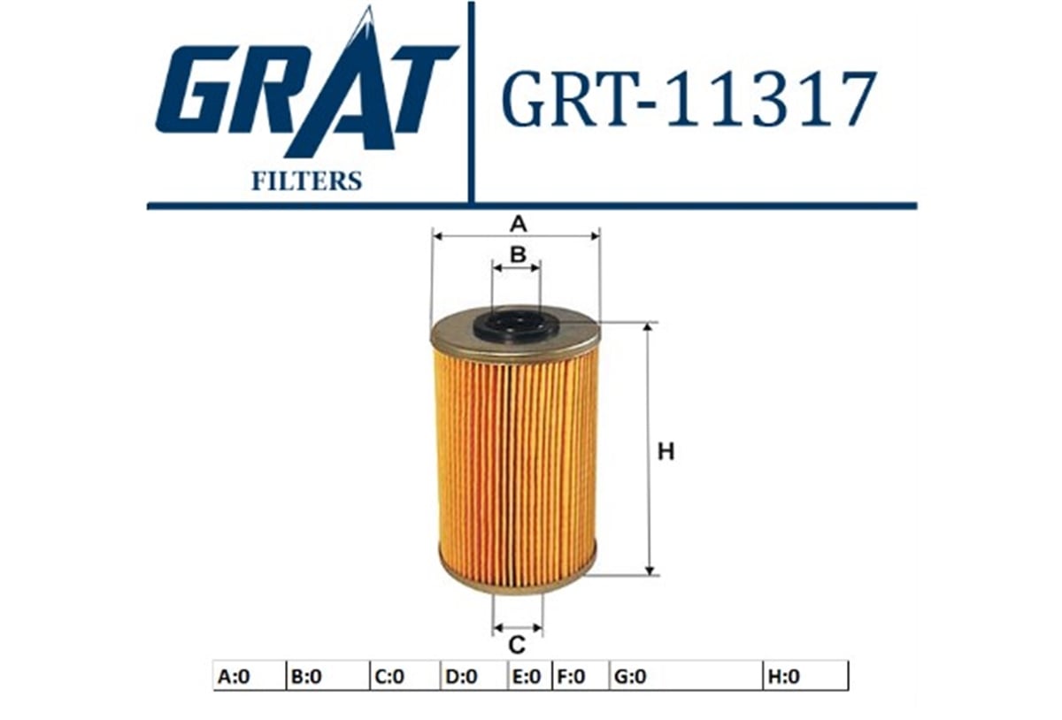 YEDEK PARÇAYAKIT FILTRESI  RENAULT MASTER II-III-IV 00-TRAFIC II 01-/OPELMOVANO 1.9DI-2.2DCI-2.5DCI 01- 7701207667 -GRT-11317GRATGRT-11317