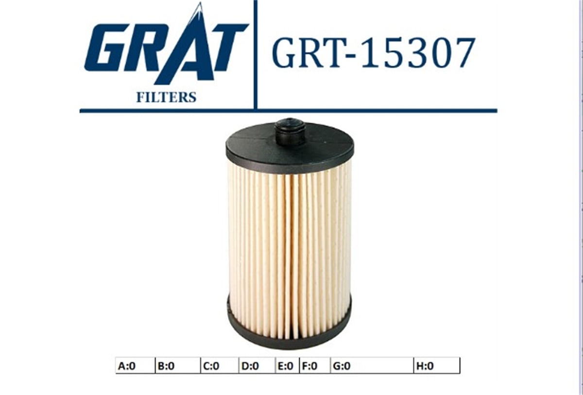 YEDEK PARÇAYAKIT FILTRESI   VW  CRAFTER 2.5 TDI   -GRT-15307GRATGRT-15307