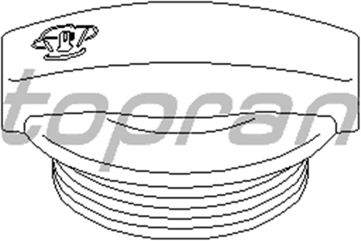 YEDEK PARÇAYEDEK SU DEPO KAPAĞI A4 00-04 - A6 97-05 - A8 03-10 TOPRAN 109345755TOPRANTOPRAN 109345755