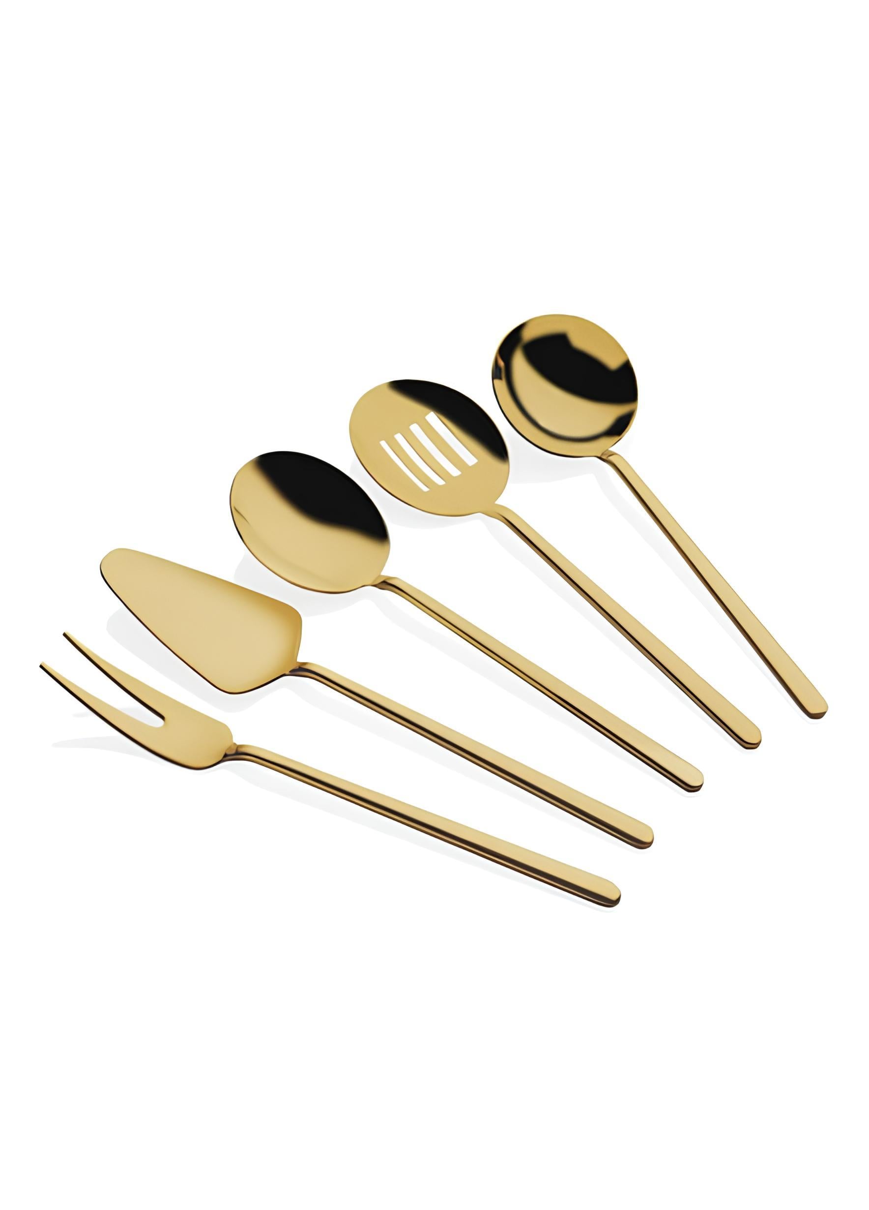 Gourmet Mat Gold 5 Parça Servis Takımı ckb168