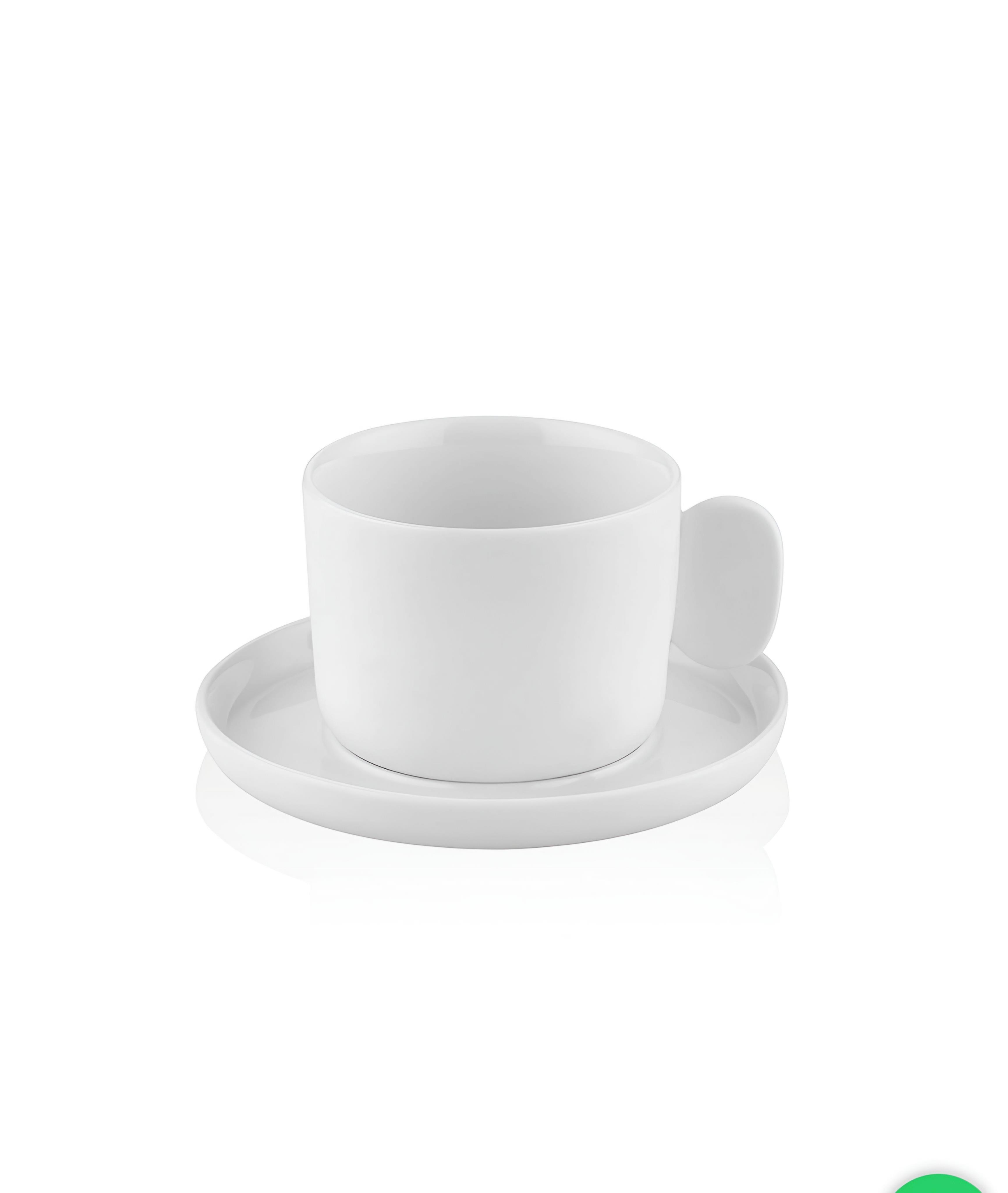 Beyaz Cotta Çay Fincanı mkn3039