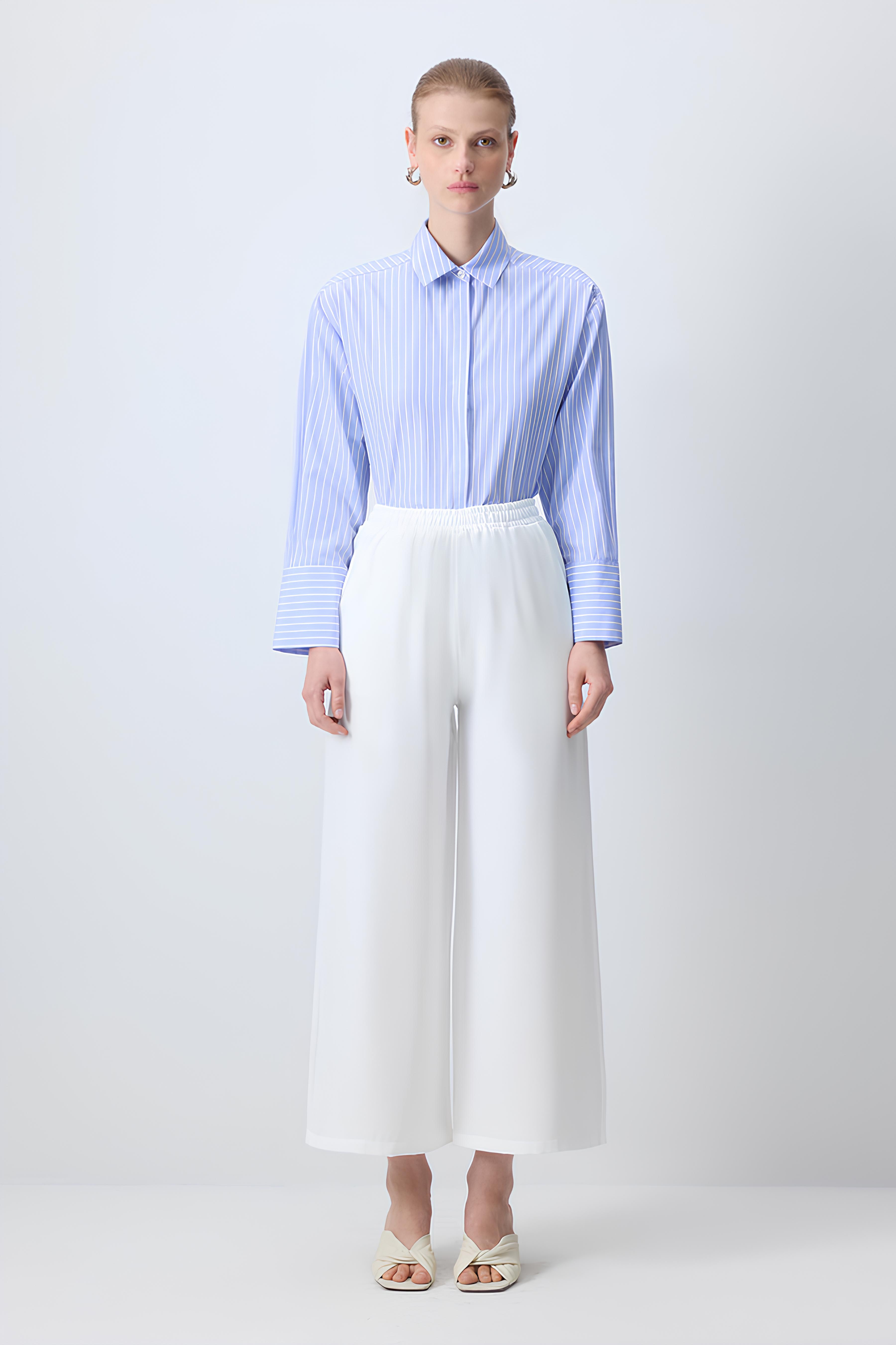 Ekru Relax Fit Pantolon mkn4011