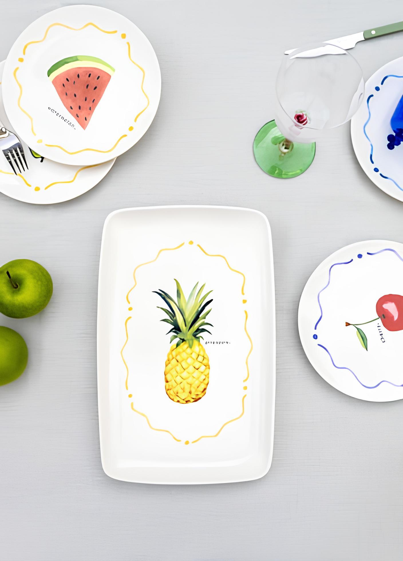 Furutta Dikdörtgen Servis Tabağı frt03