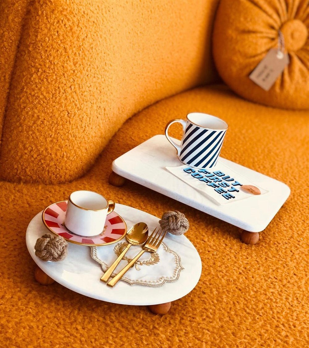 Mermer sunumluk 27cm