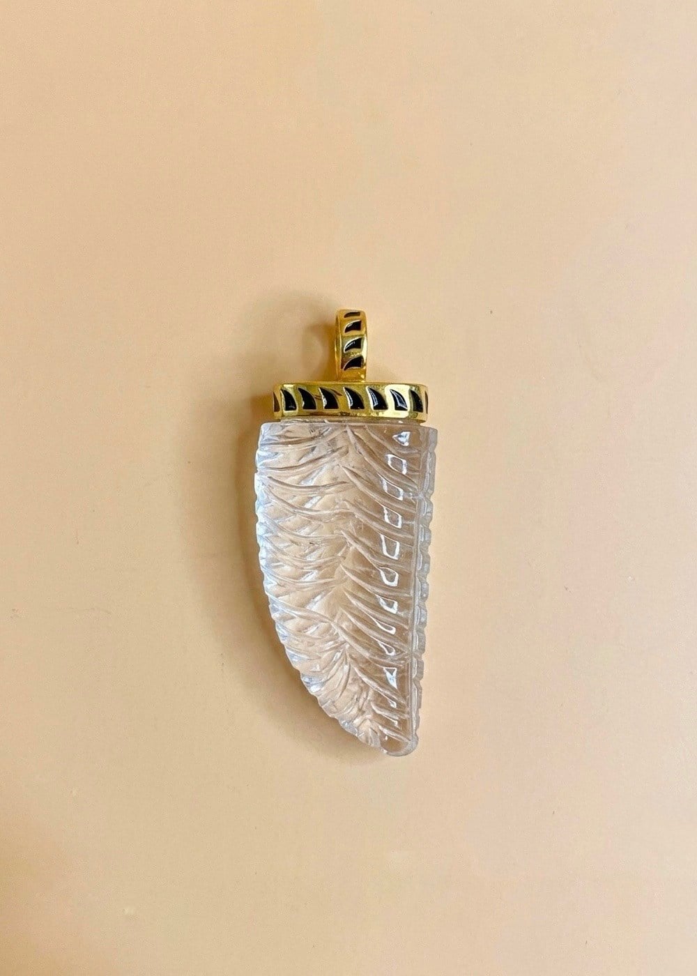 Doğal Quartz Kristal Kolye Ucu