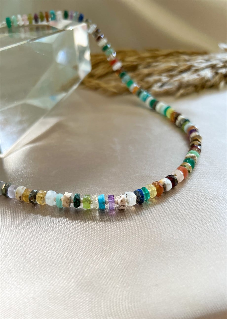 Mix Gemstone Kolye