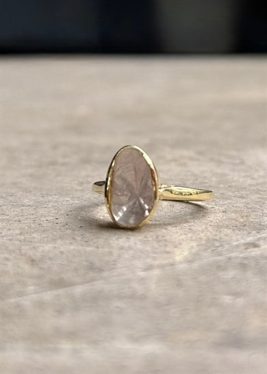 Ham Elmas Minimalist Yüzük
