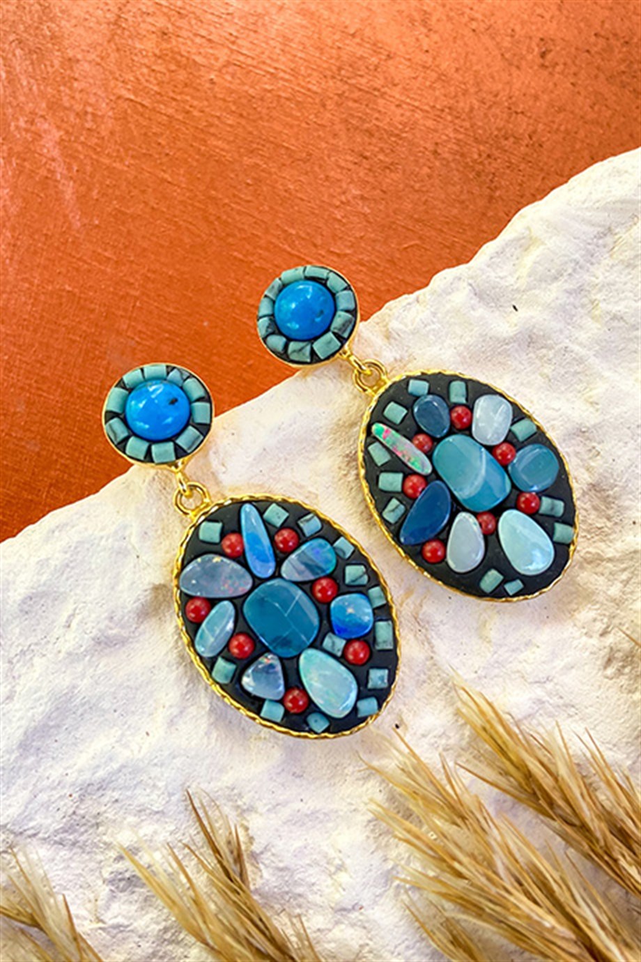 Gipsy Mix Gümüş Kadın Küpe