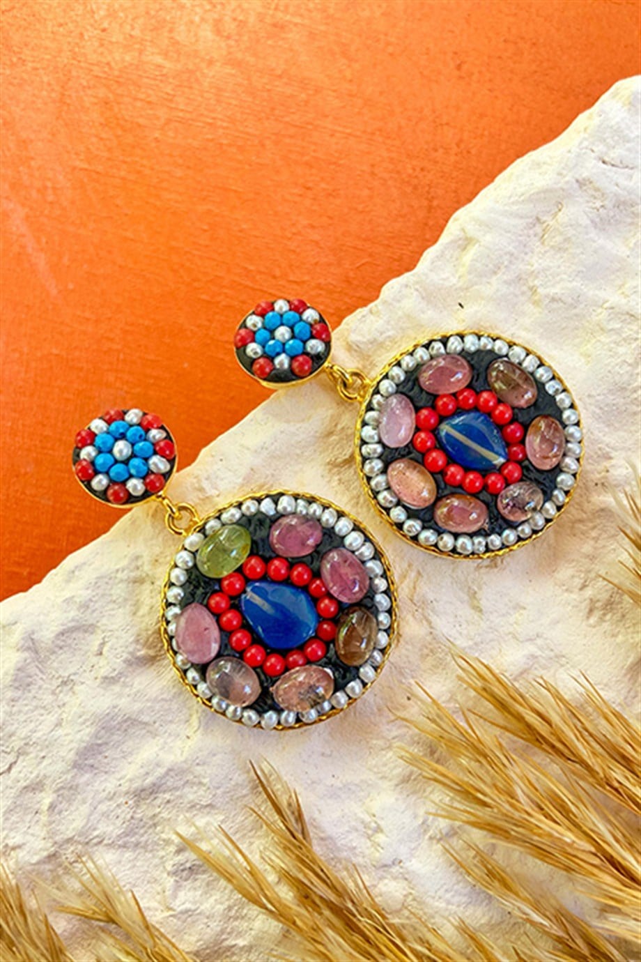 Gipsy Mix Gümüş Kadın Küpe