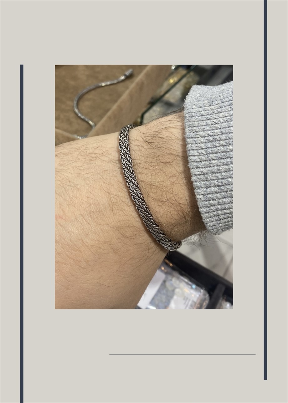 Gümüş Erkek Bileklik