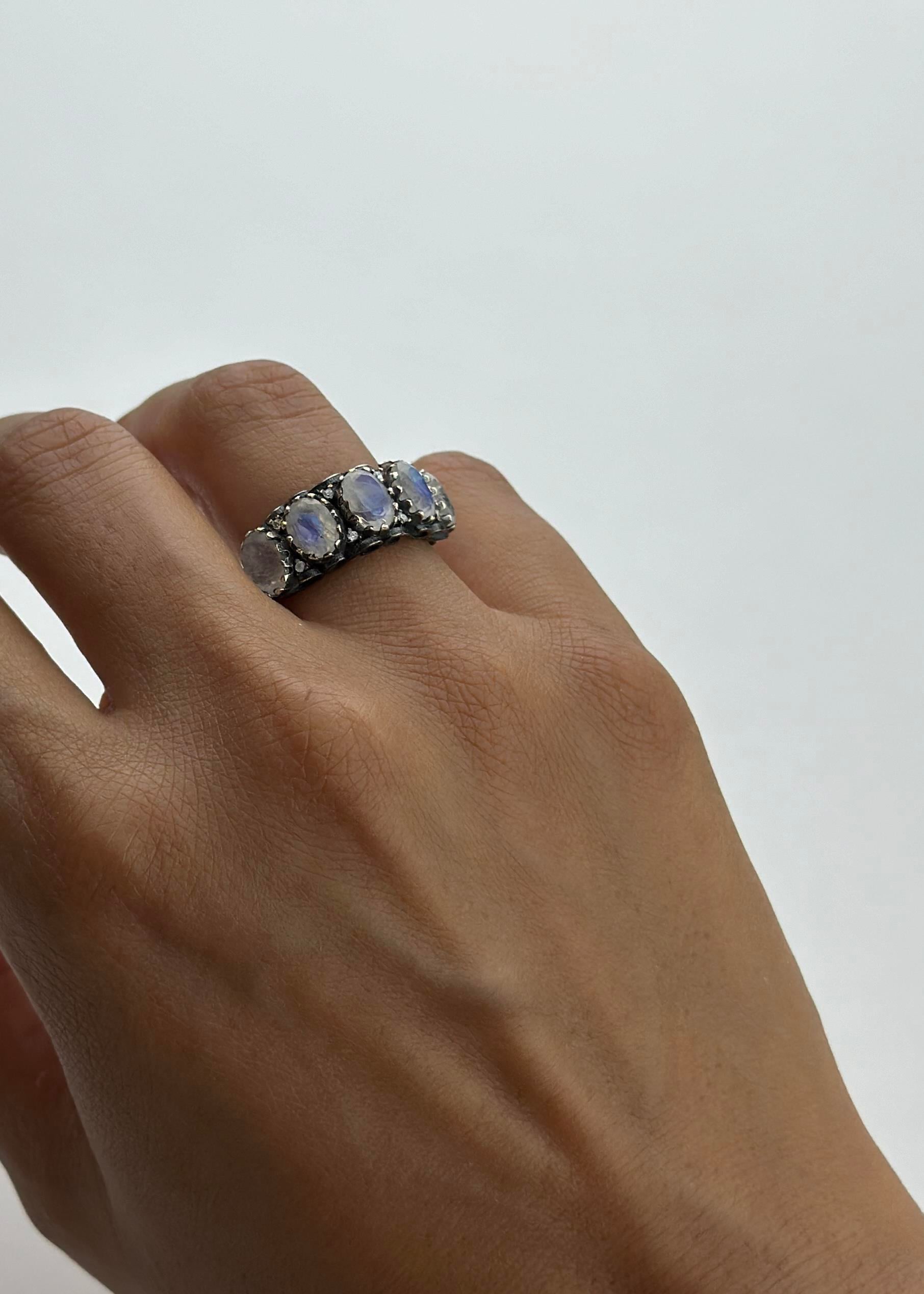 Gümüş Opal Yüzük