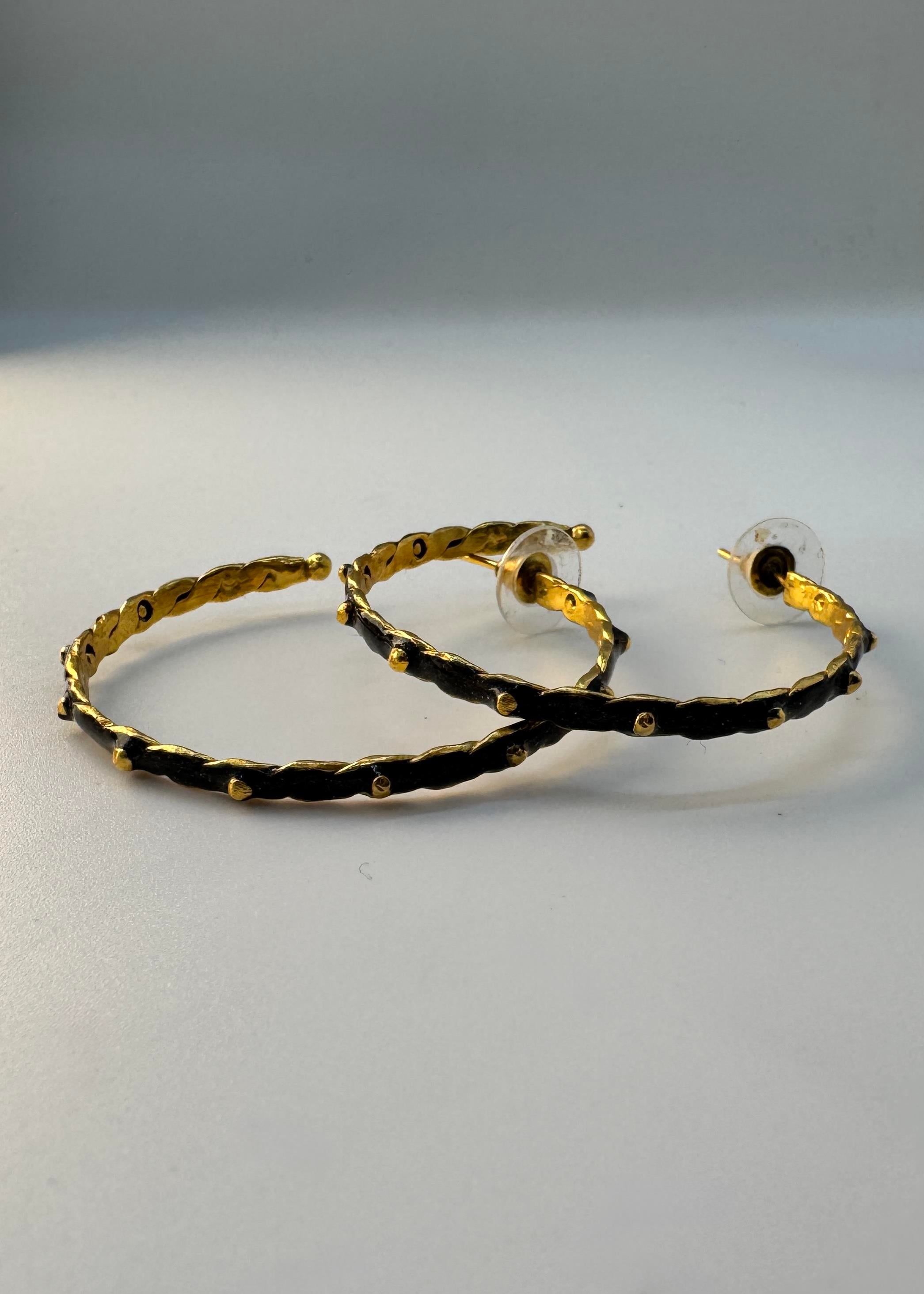 Pirinç Mineli Küpe