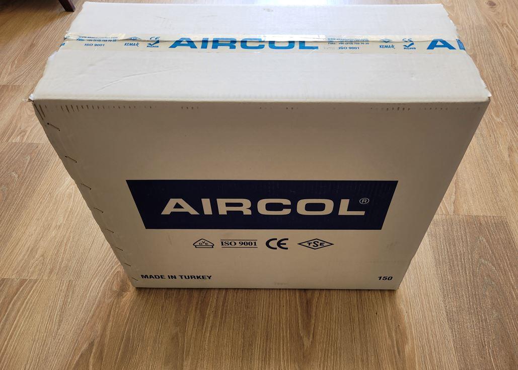 Aircol 100 OP Otomatik Panjurlu Aspiratör 10 Adet Koli