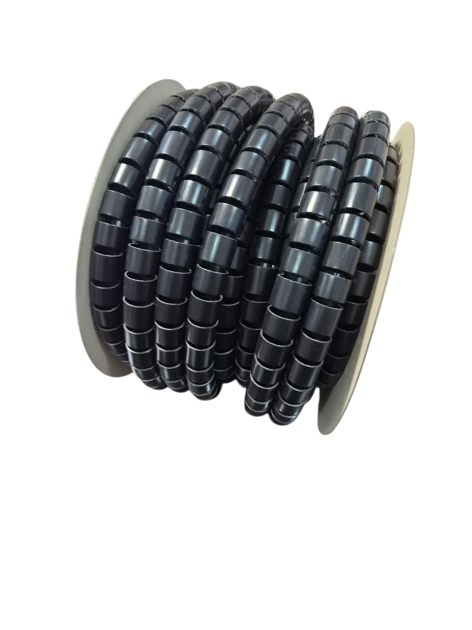 Avf Kablo Toplama Sipirali 30mm 15mt Makara Siyah