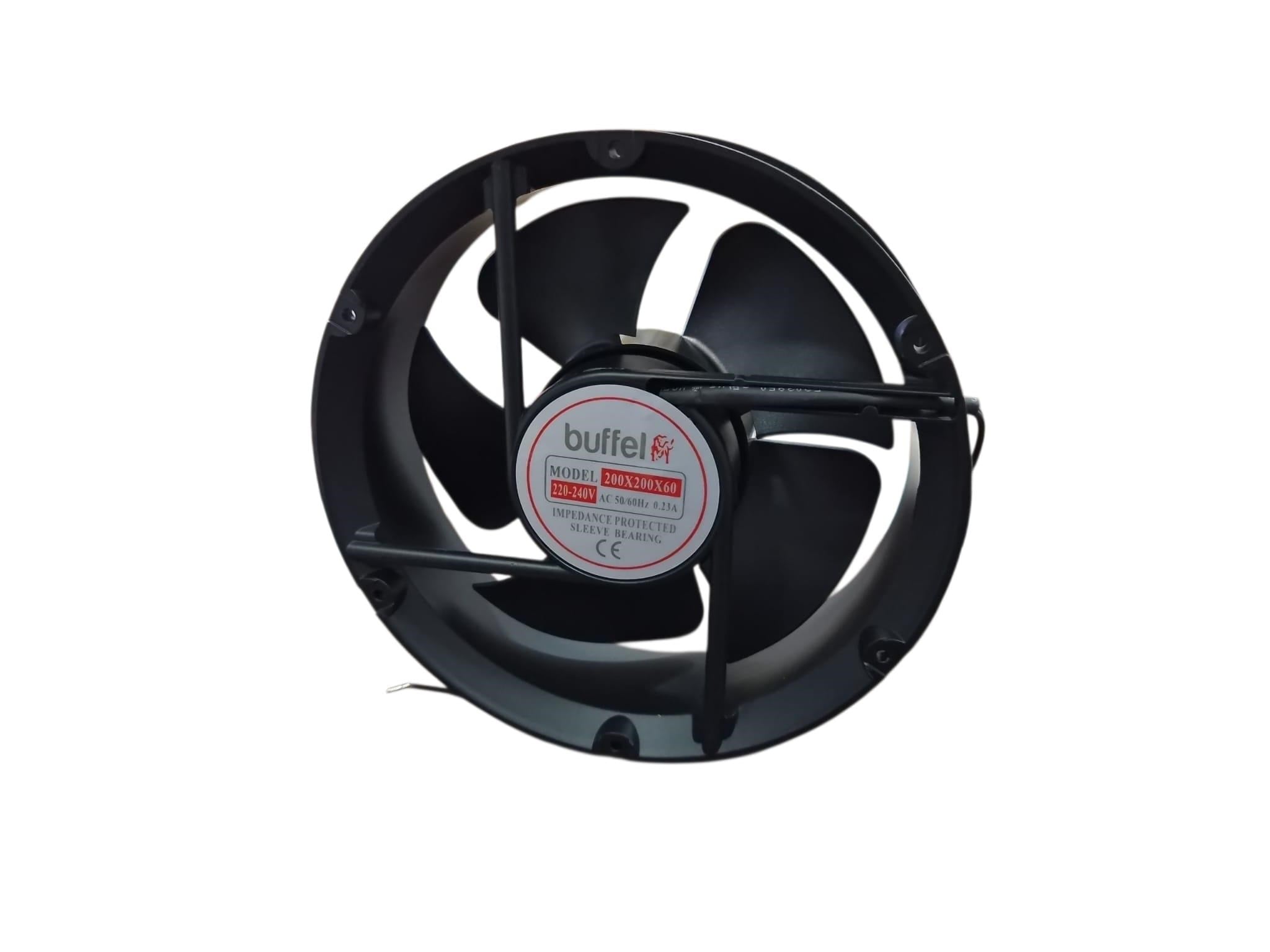 Buffel 200x200x60 220V Hbl AC Fan Yuvarlak Tip