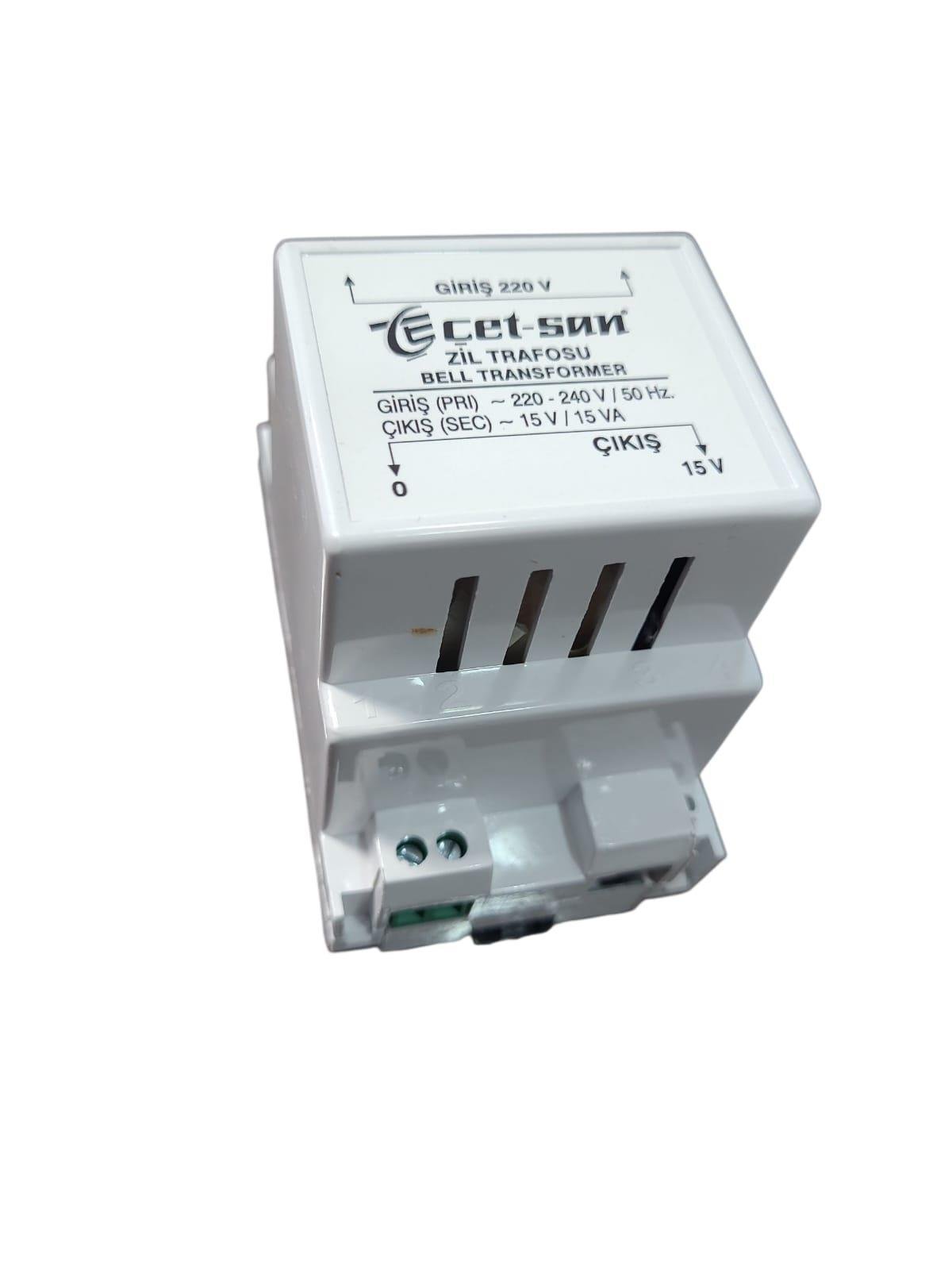 Çetsan 15x15 Zil Trafosu