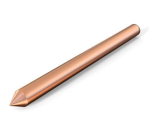 Çetsan 16mm Topraklama Çubuğu 1mt 250mc  Bakır Kaplama