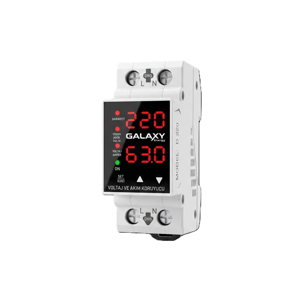 Galaxy Energy 63A Monofaze  Pano Tipi Kontrol Cihazı GD220