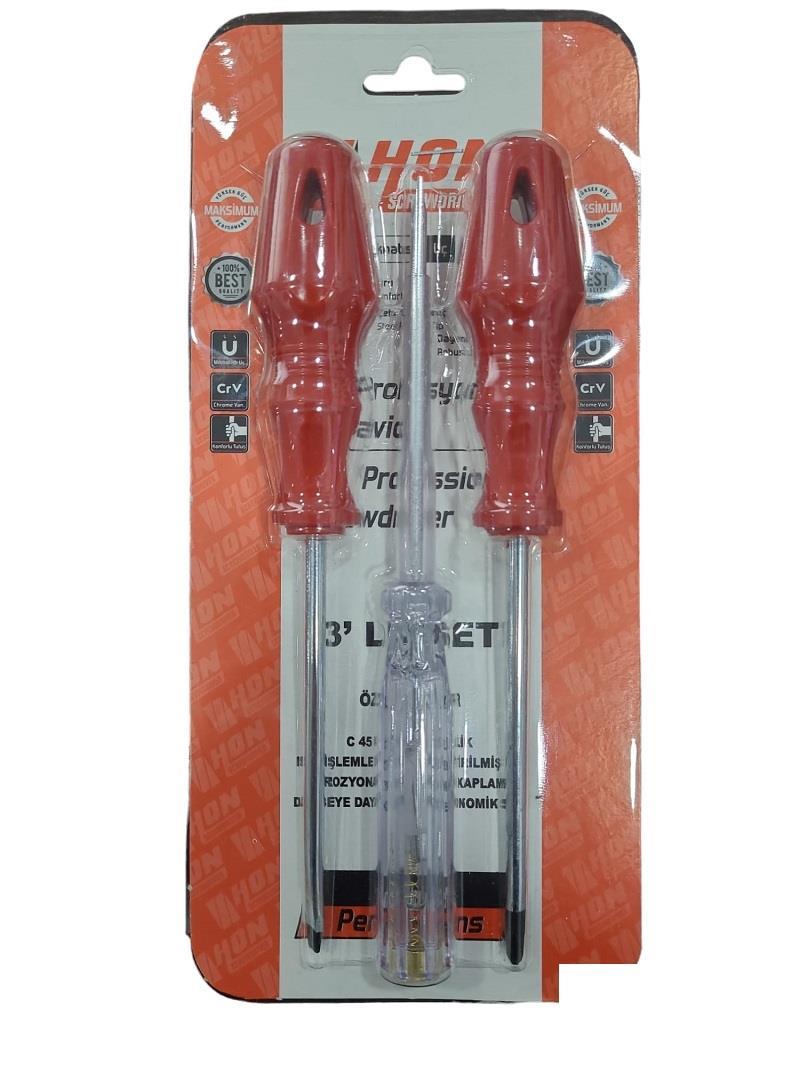 Hon Üçlü Tornavida Seti