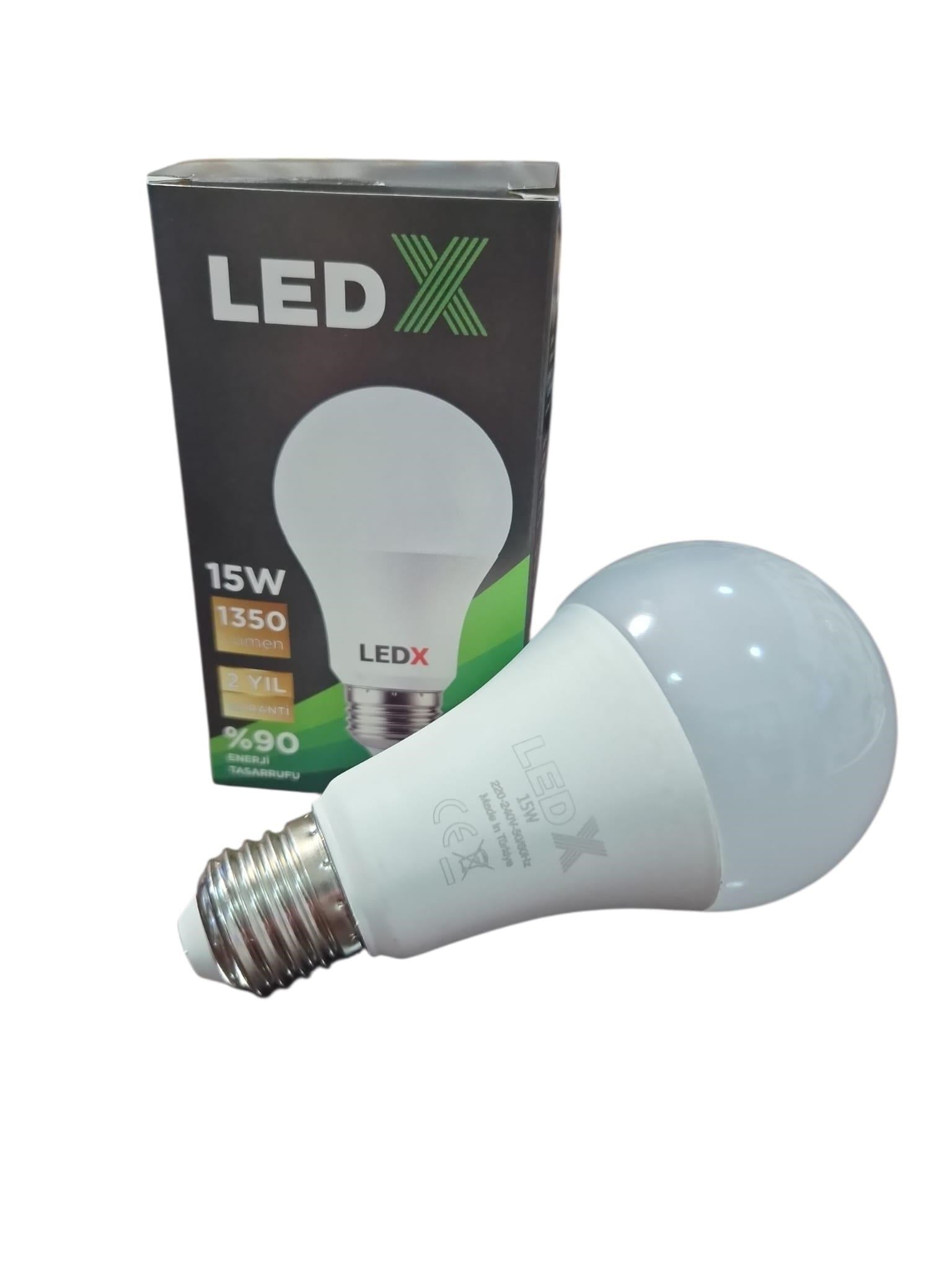 LedX 15W Led Ampul 6500K 1350 Lümen