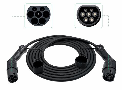 Makel Charger 5mt Type 2 Çift Taraf Soketli Kablo Siyah