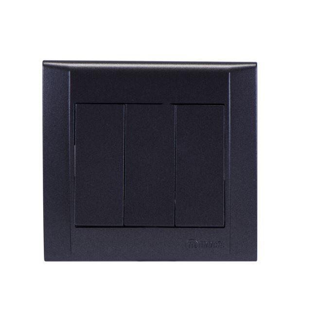 Makel Defne Füme Üçlü Anahtar