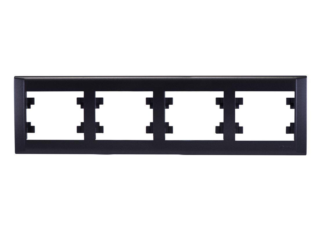 Makel Defne Füme Yatay Dörtlü Çerçeve