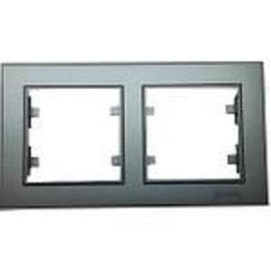 Makel Karea Füme İkili Yatay Çerçeve