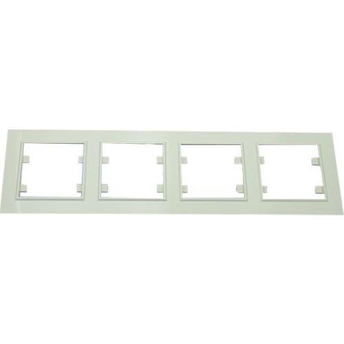 Makel Karea Krem Yatay Dörtlü Çerçeve