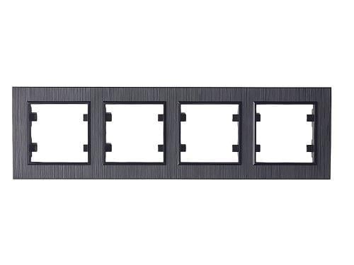 Makel Karea Line Siyah Dörtlü Çerçeve