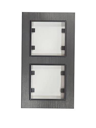 Makel Karea Line Siyah İkili Dikey Çerçeve